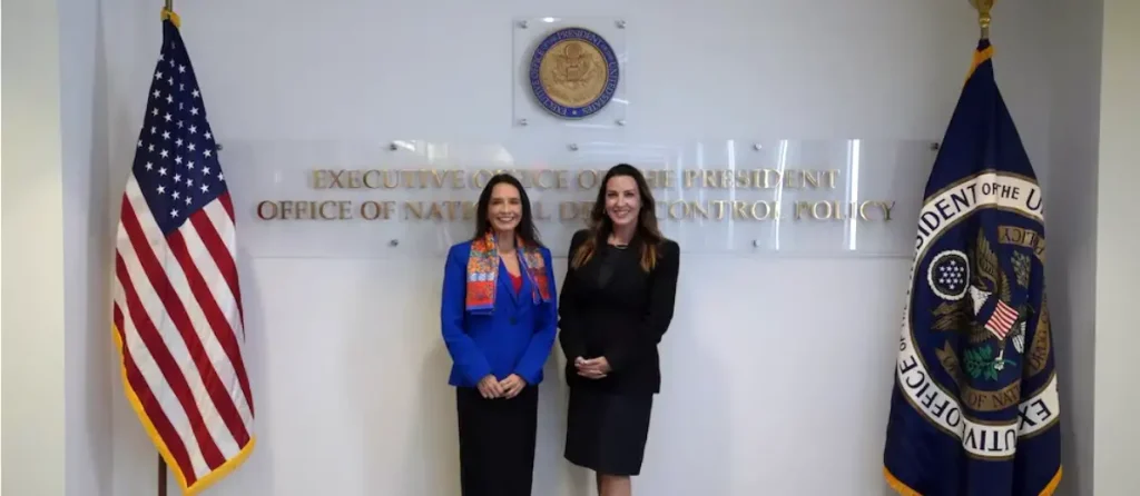 Colombia y Estados Unidos refuerzan cooperación antidrogas en reunión de Araújo con la ONDCP